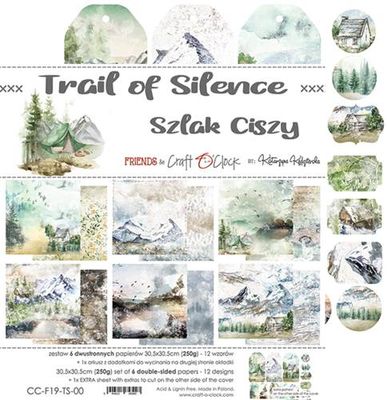Craft O'Clock - Paper Collection Set 12"*12" Trail of Silence