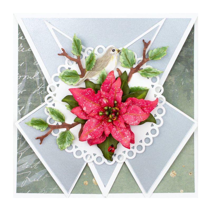 Spellbinders - Poinsettia Etched Dies