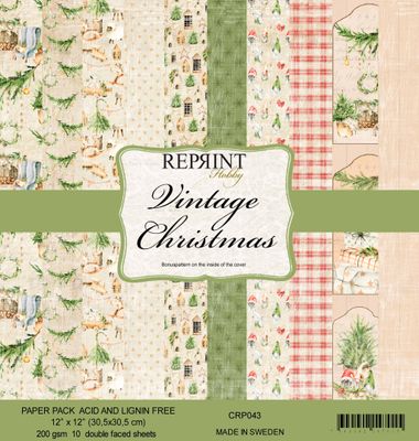 Reprint Hobby Paperpack 12 x 12 - Vintage Christmas Collection