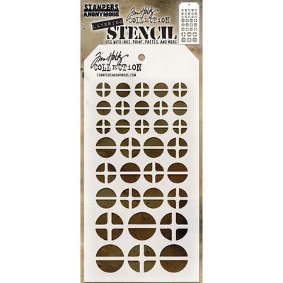 SA / Tim Holtz Collection - Screwed Layering Stencil