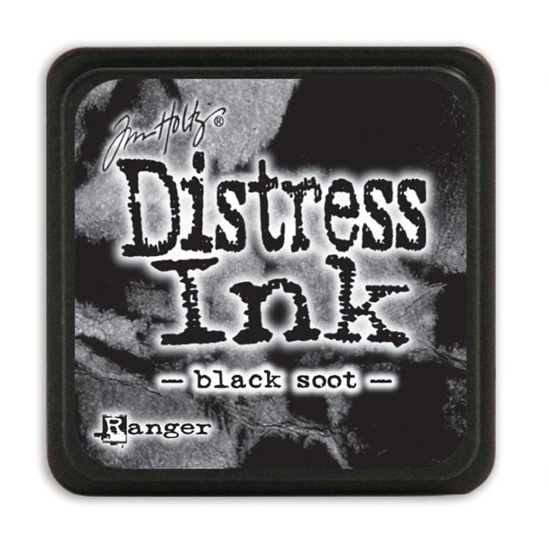 Distress Mini Ink Pad - Black soot