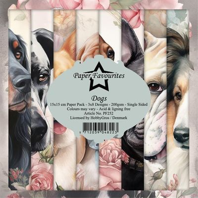 Paper Favourites - Dogs Paperpack 6' x 6'