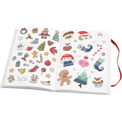 Creotime Bok med stickers - Jul