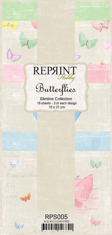 Butterflies Slimline Collection Paperpack