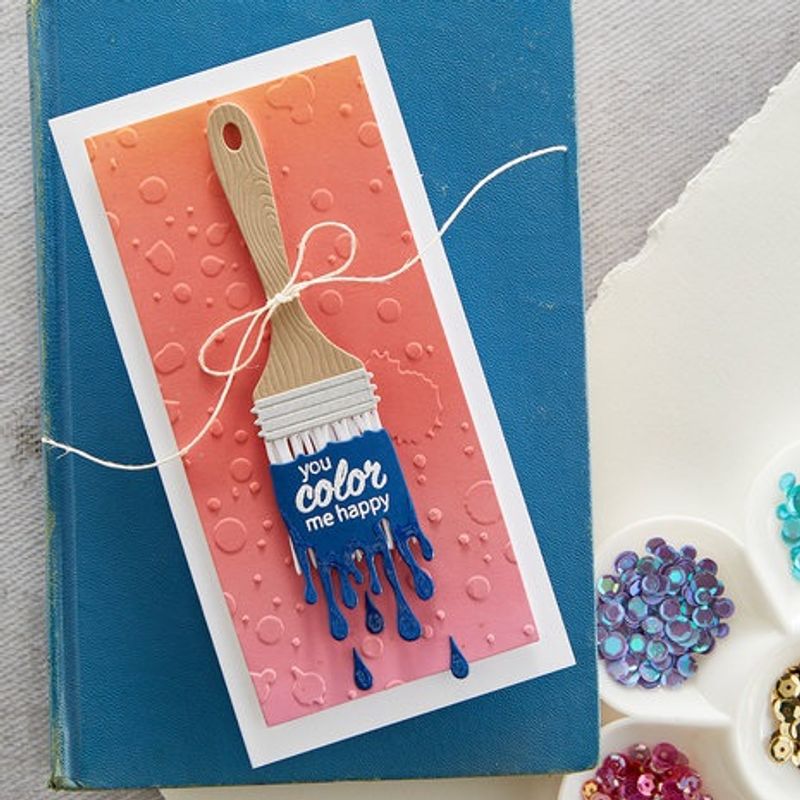 Spellbinders Artful Brush Etched Dies
