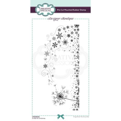 Creative Expressions Rubberstamp - A Wish At Christmas