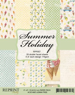 Reprint Paperpad 6' x 6' - Summer Holiday