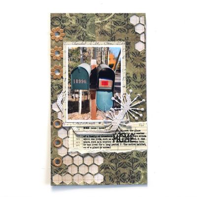 Elizabeth Craft Designs Dies - Sidekick Essentials 13 - Hexagon Insert