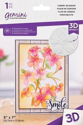 Gemini Cherry Blossom 3D Embossing Folder