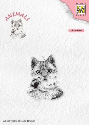 Nellie Snellen Clearstamp Animals - Pussycat