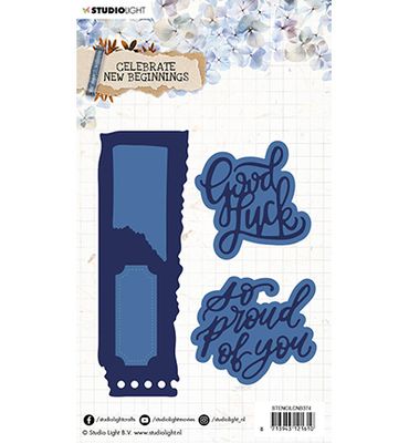 Studio Light Cutting Dies Celebrate New Beginnings - STENCILCNB374