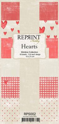 Hearts Slimline Collection Paperpack