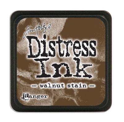 Distress Mini Ink Pad - Walnut stain