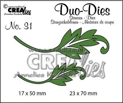 Crealies Duo Dies - Leaves 1