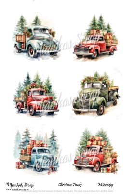Miankas Scrap klippark - Christmas Trucks
