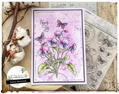 Studio Light Clearstamp "Violets" JMA-ES-STAMP67