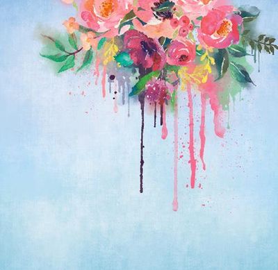 13@rts Out of the blue - Posy of colors