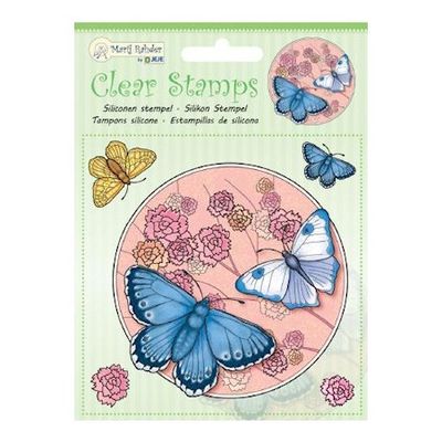 Marij Rahder Clearstamp - Butterfly