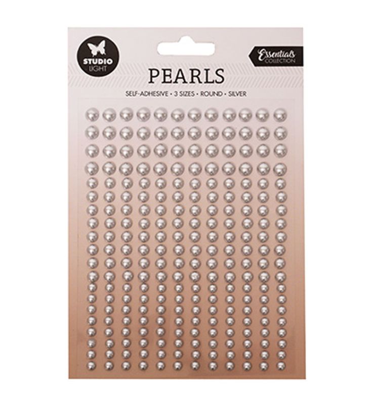 Studio Light Adhesive Pearls "Silver Pearls"