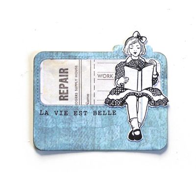 Elizabeth Craft Designs Dies - Sidekick Essentials 14 - Bonjour Fold Out
