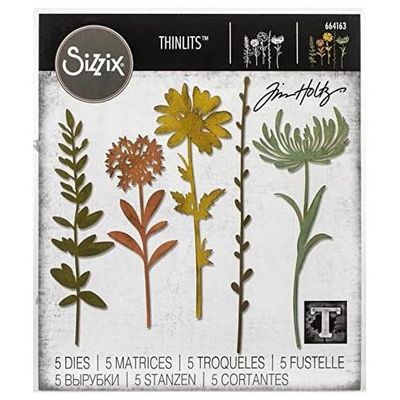 Sizzix Thinlits Die by Tim Holtz Wildflower Stems #1