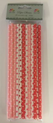 Dixi Craft Paper Straws with dots