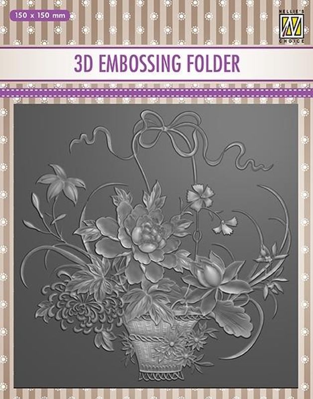Nellie Snellen 3D Embossingfolder Flower Bouquet