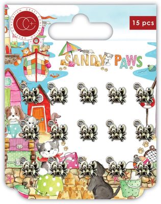 Craft Consortium Sandy Paws Little Crabs Metal Charms