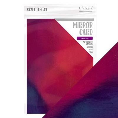 Tonic/Craft Perfect Iridescent Mirror Card Purple Rain