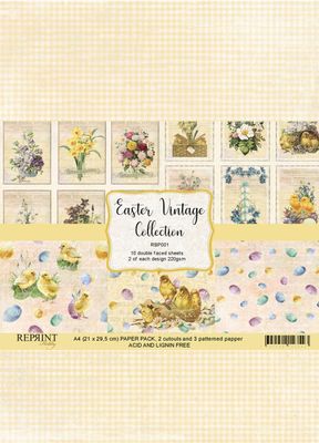 Reprint Vintage Easter Collection Pack A4