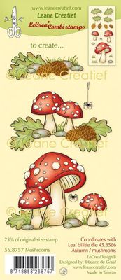 Leane Creatief BV Clearstamps - Mushrooms