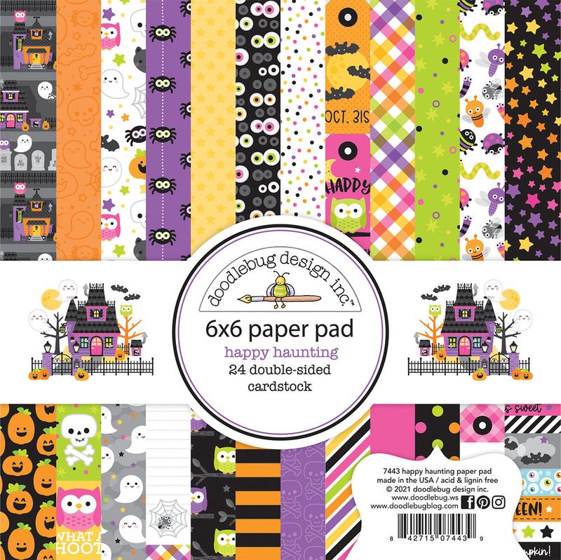 Doodlebug Design Inc - Happy Haunting 6x6 Inch Paper Pad