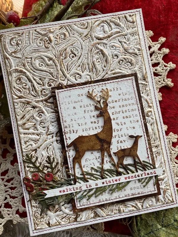 Sizzix/Tim Holtz Embossingfolder Texture Fades - "Engraved”