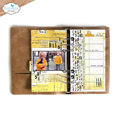 Elizabeth Craft Designs Dies - Planner Essentials  40 - Number Border & Patterns