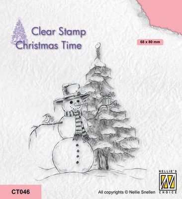 Nellie Snellen Clearstamp Snowman