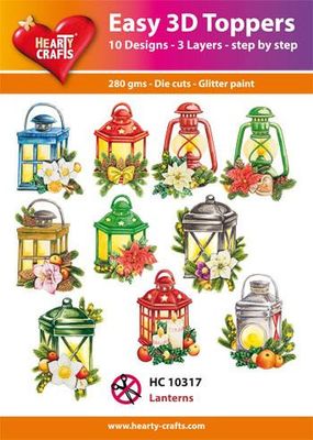 Hearty Crafts Easy 3D Toppers - Lanterns