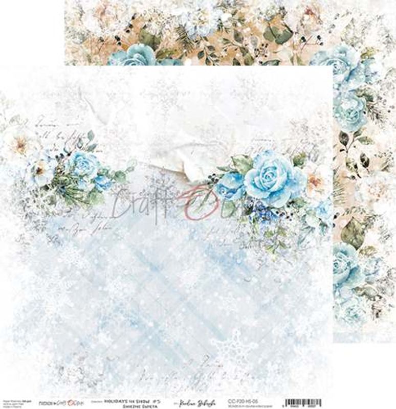 Craft O'Clock - Paper Collection Set 12"*12" Holidays in Snow