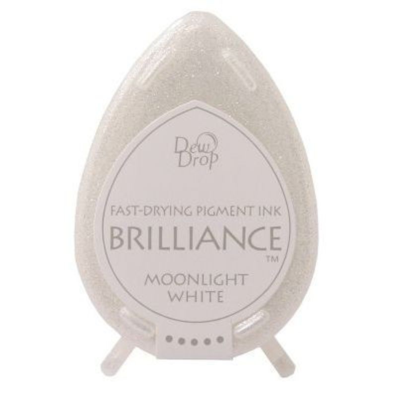 Tsukineko Brilliance Pearlescent Moonlight White