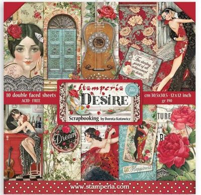 Stamperia - Desire - Block 12 x 12