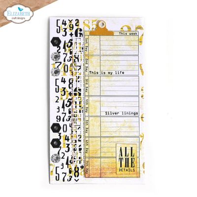 Elizabeth Craft Designs Dies - Planner Essentials  40 - Number Border & Patterns