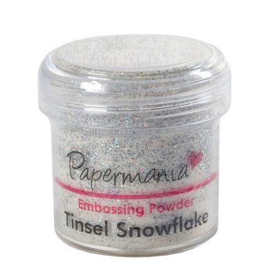 Papermania Embossing Powder - Tinsel Snowflake