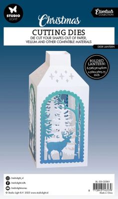 Studio Light Deer Lantern Christmas Essentials Cutting Dies