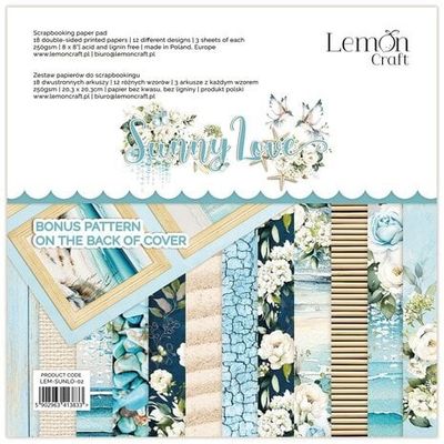 LemonCraft Sunny Love 8x8 Inch Paper Pad