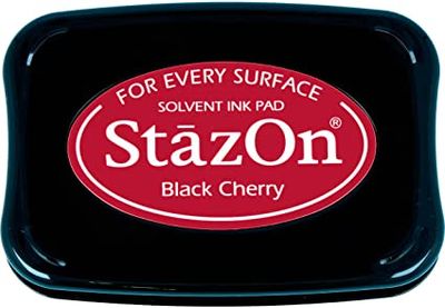 Staz On Solvent Ink Pad - Black Cherry