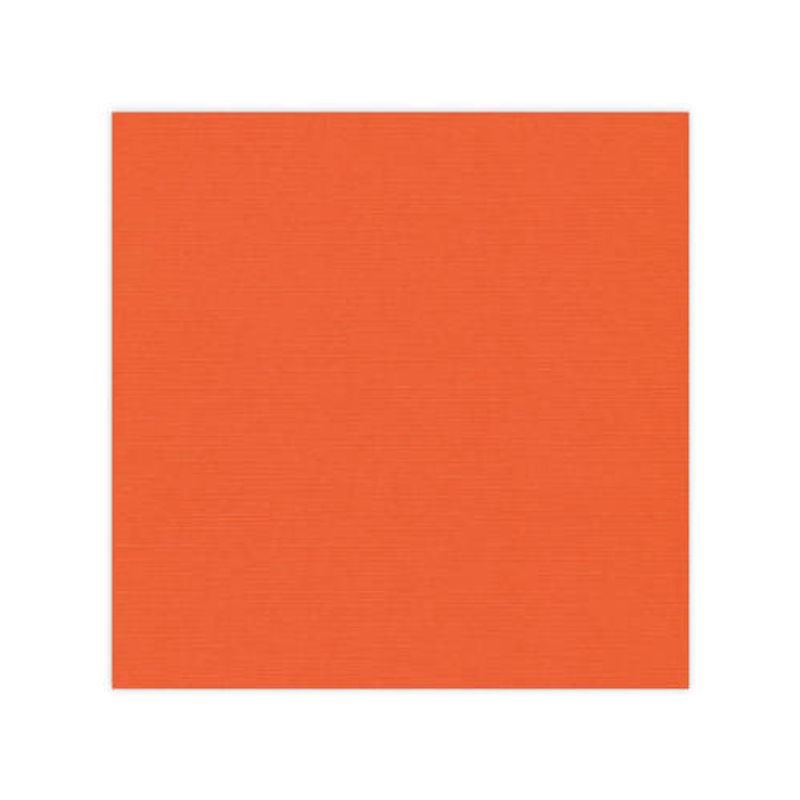 Linnen Cardstock - 30.5 x 30.5 - Orange