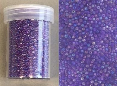 Mini pearls (holeless) 0,8-1,0mm rainbow purple 22 gram