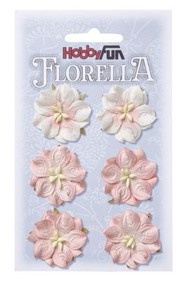 HobbyFun Florella Blommor - Zart Rosa
