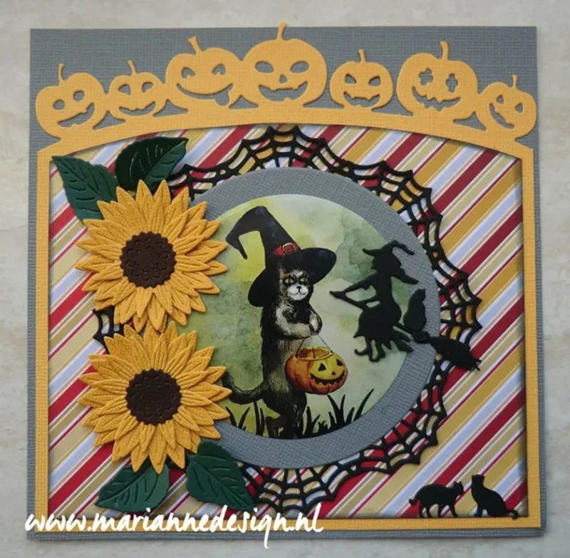 Marianne Design Dies - Witch on broomstick