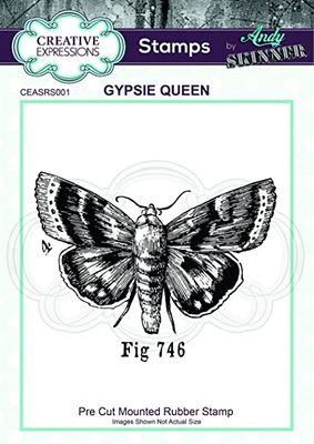 Creative Expressions Rubberstamp - Gypsie Queen