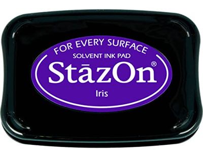 Staz On Solvent Ink Pad - Iris